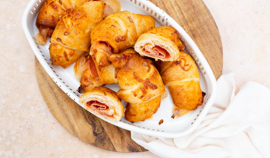 pizza croissants