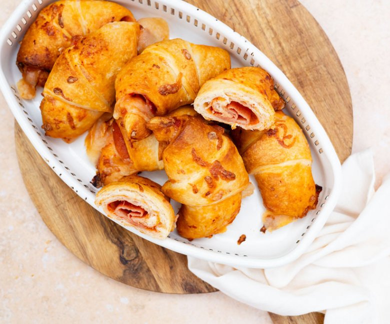 pizza croissants