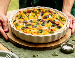 Recept: Groenterolletjes Quiche