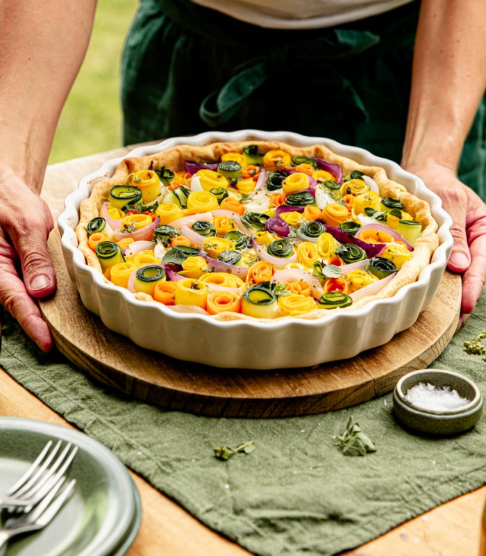 Recept foto Groenterolletjes Quiche