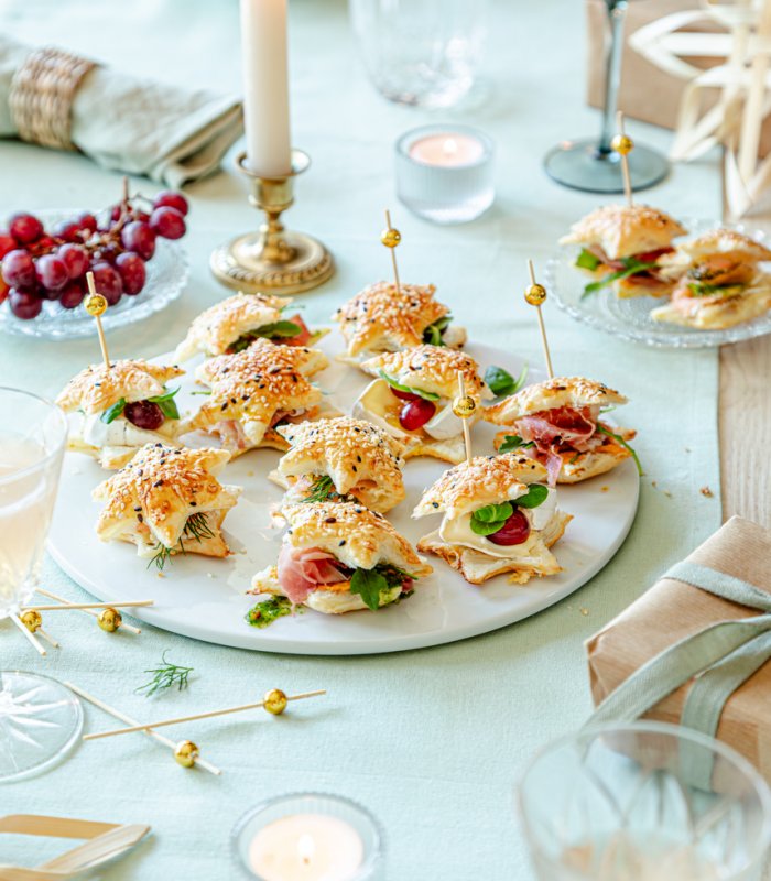 Feestelijke mini sandwiches